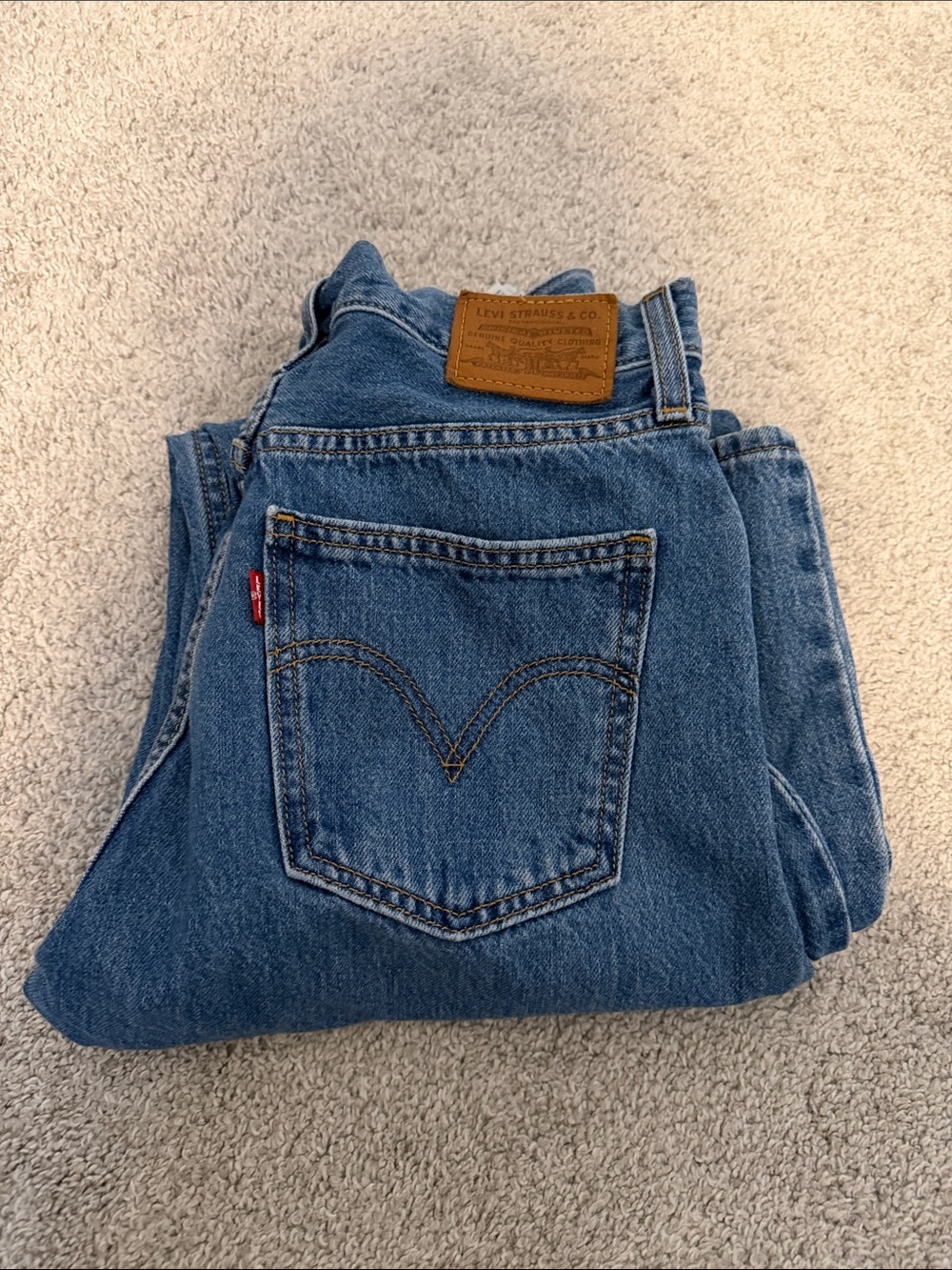 Levi's Men's Classic Blue Straight Jeans